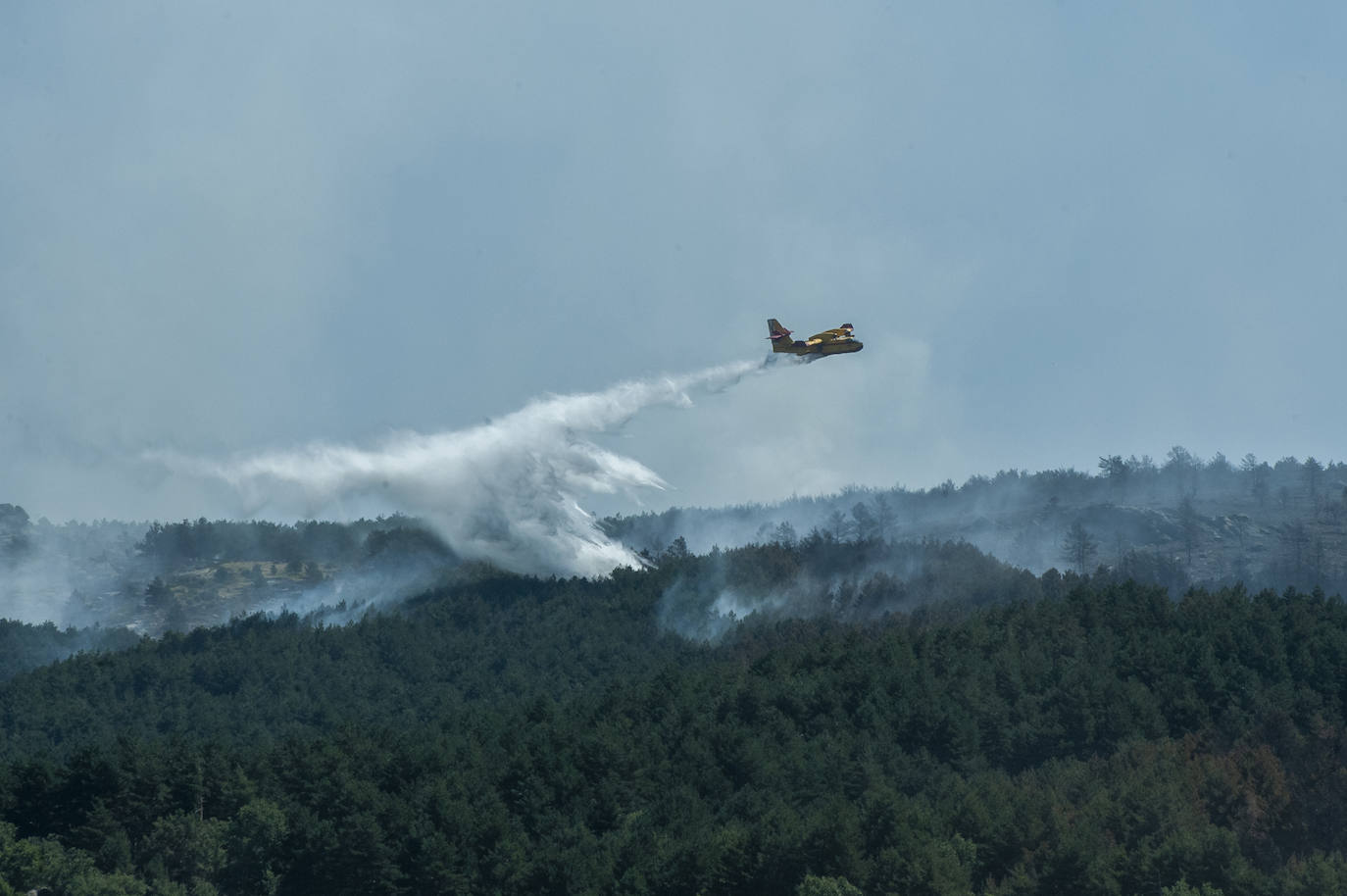 Fotos: Incendio en el Parque de Guadarrama, segundo día