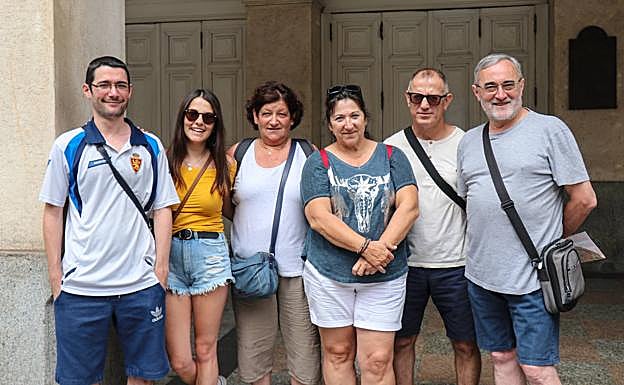 Jorge, Marian, Nines, Cristina, Luis y Chencho.