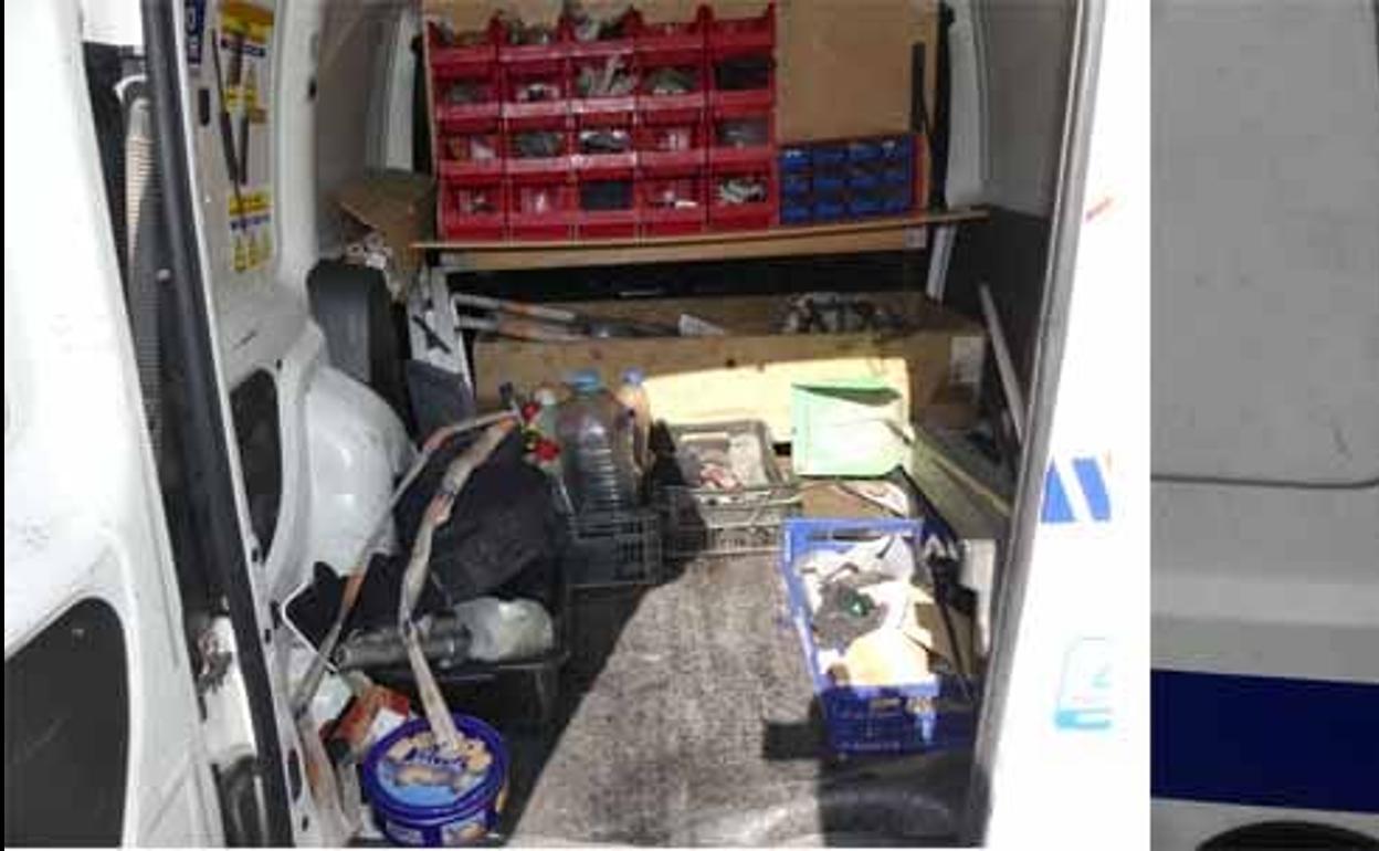 Detenido en Ávila por tres robos con fuerza a furgonetas