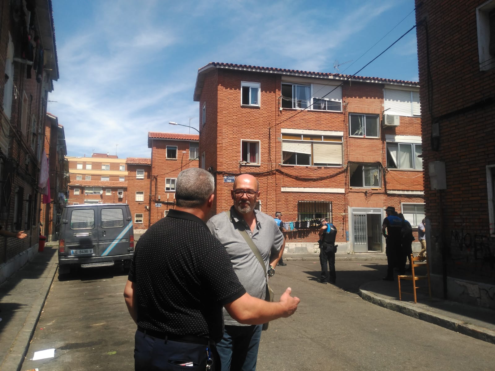 Fotos: Dos detenidos tras un tiroteo en el barrio vallisoletano de Las Viudas