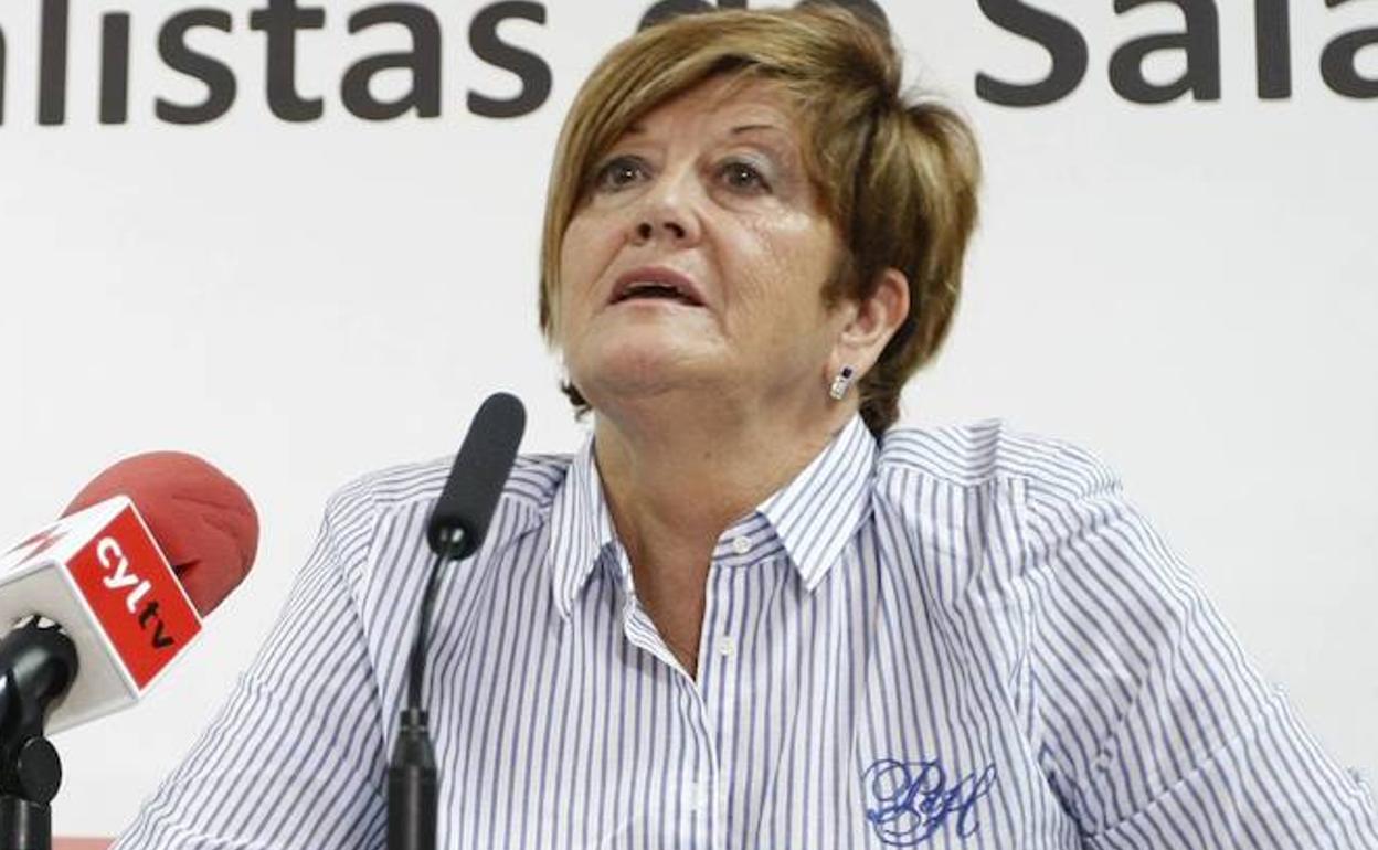 La presidenta de Memoria y Justicia, Luisa Vicente.