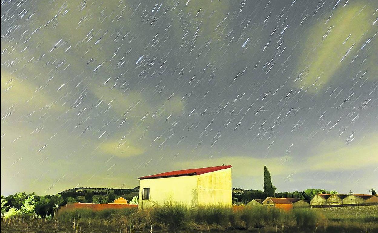 Lluvia de las Lágrimas de San Lorenzo vistas desde Mojados el año pasado