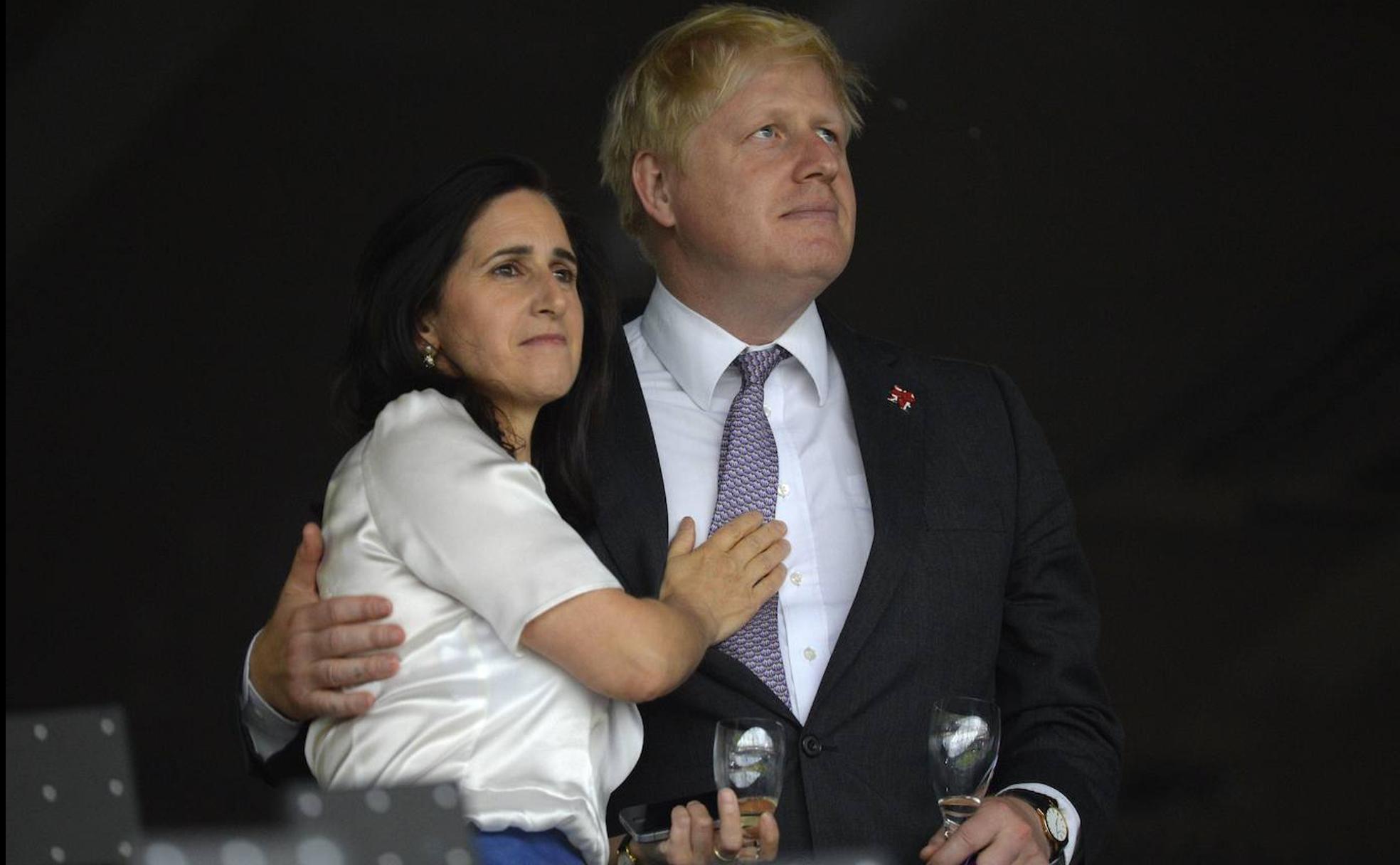 Marina Wheeler y Boris Johnson.