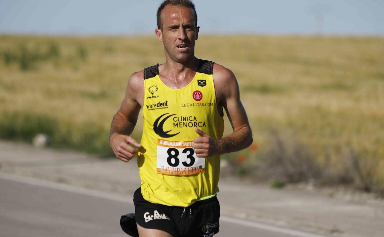 Sergio Sánchez, durante una carrera este año.