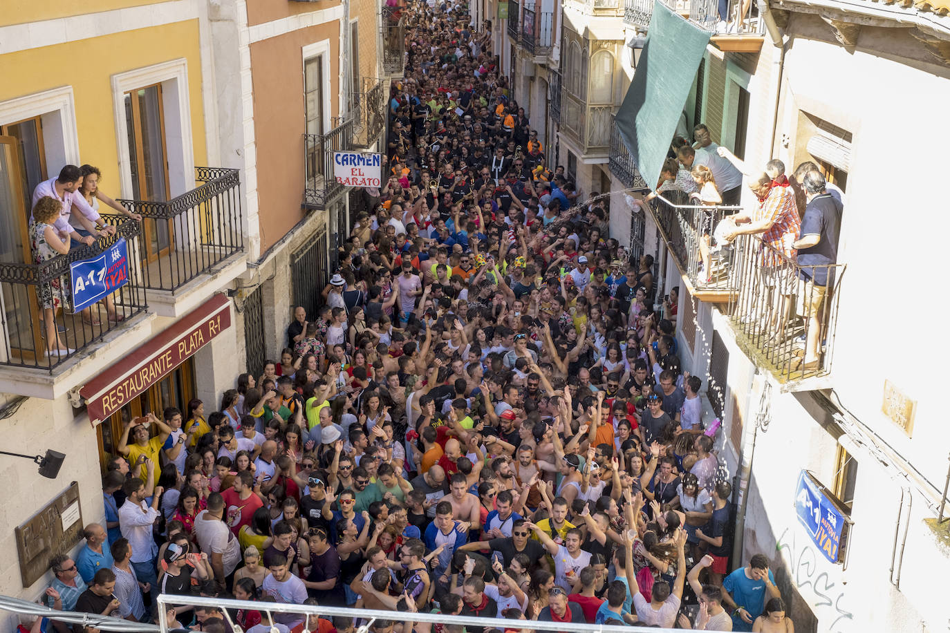 Fotos: Primer &#039;chúndara&#039; en las fiestas de Peñafiel 2019