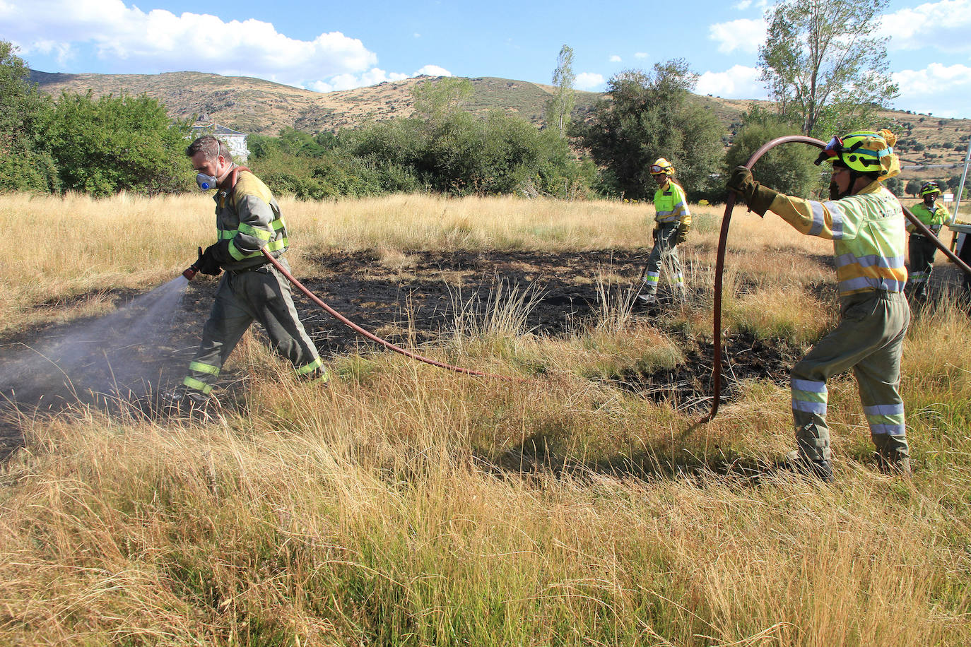 Fotos: Incendio en Otero de Herreros