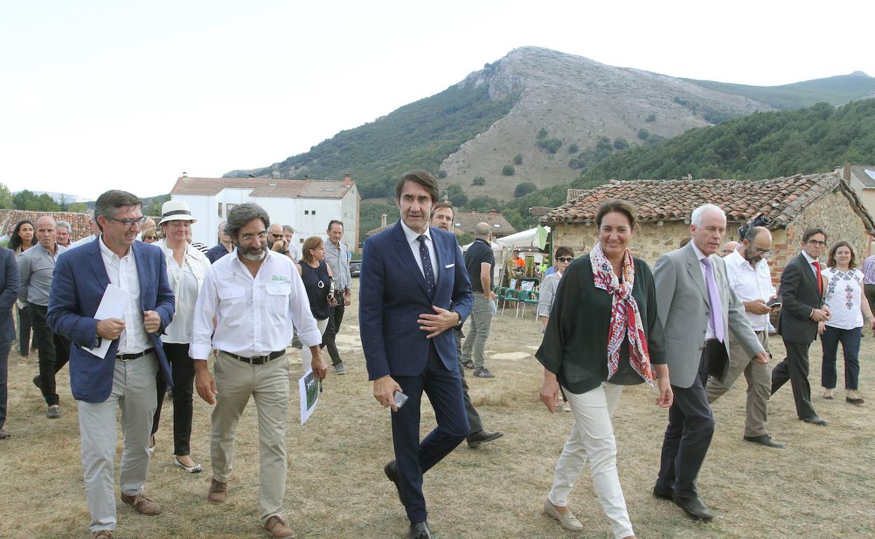 Inauguración de Naturcyl en Ruesga el año pasado. 