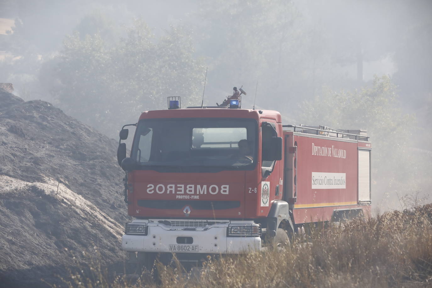 Fotos: Incendio en Bocos de Duero