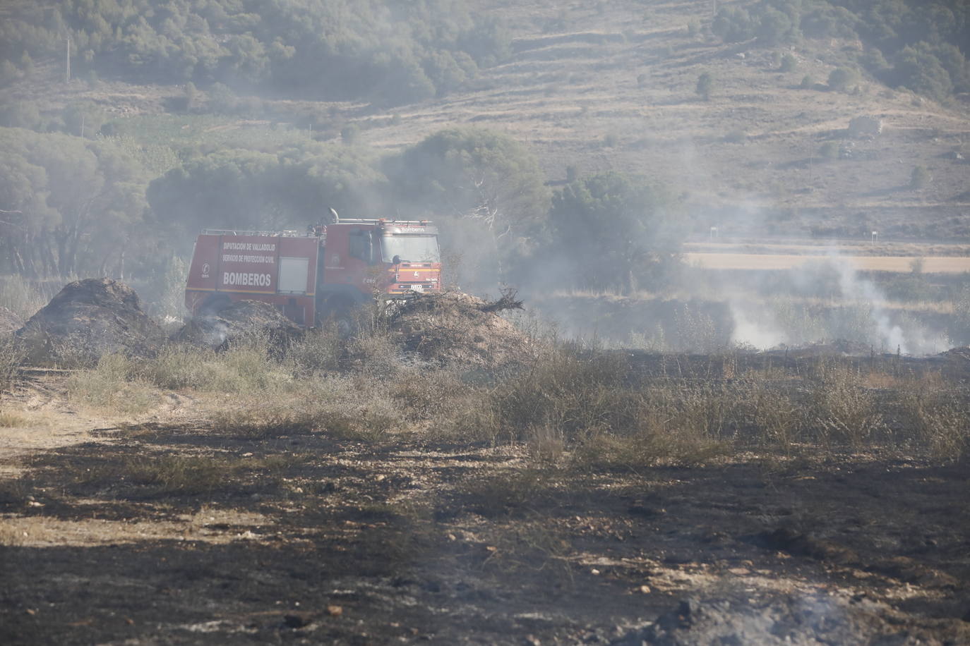 Fotos: Incendio en Bocos de Duero