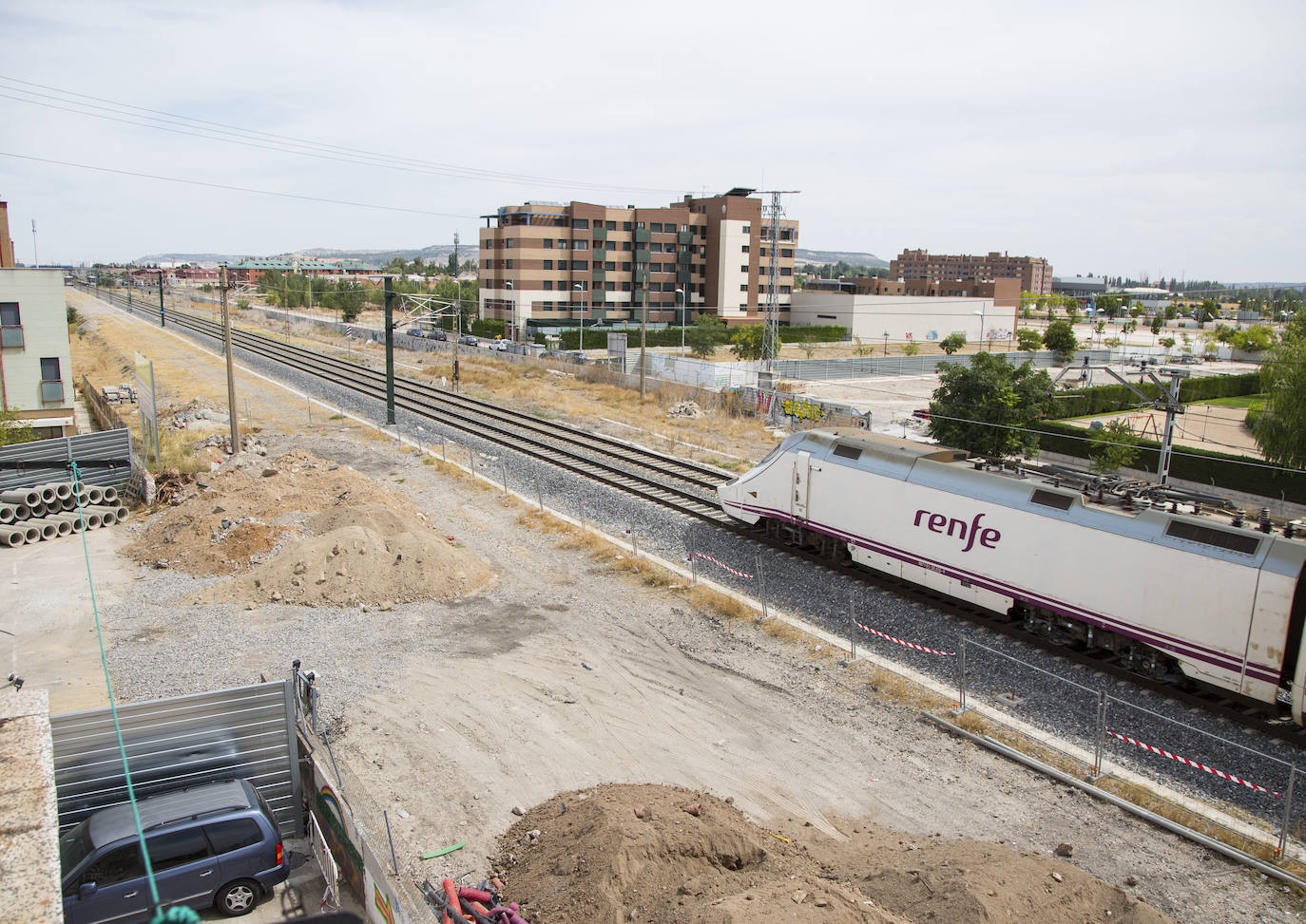 Fotos: Obras para construir el túnel para vehículos entre las calles Andrómeda y Nochevieja