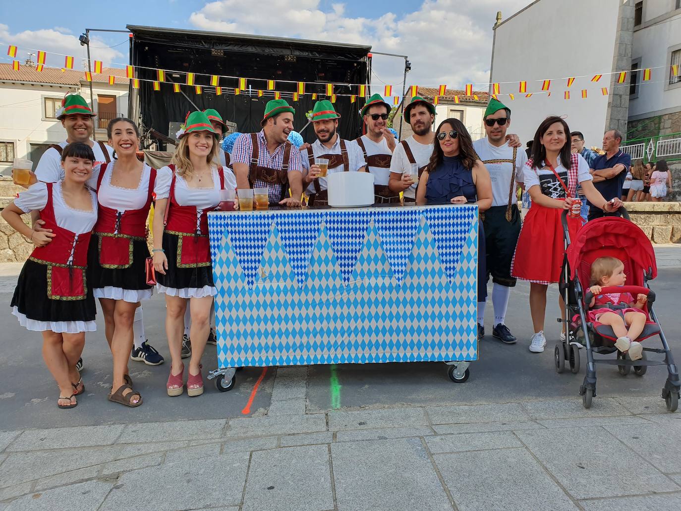 Fotos: Desfile de peñas en Los Santos