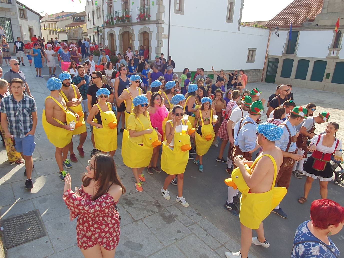 Fotos: Desfile de peñas en Los Santos