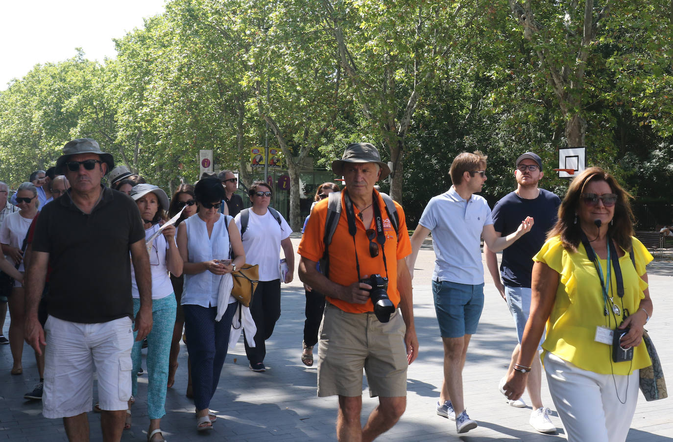 Fotos: Turistas por las calles de Valladolid