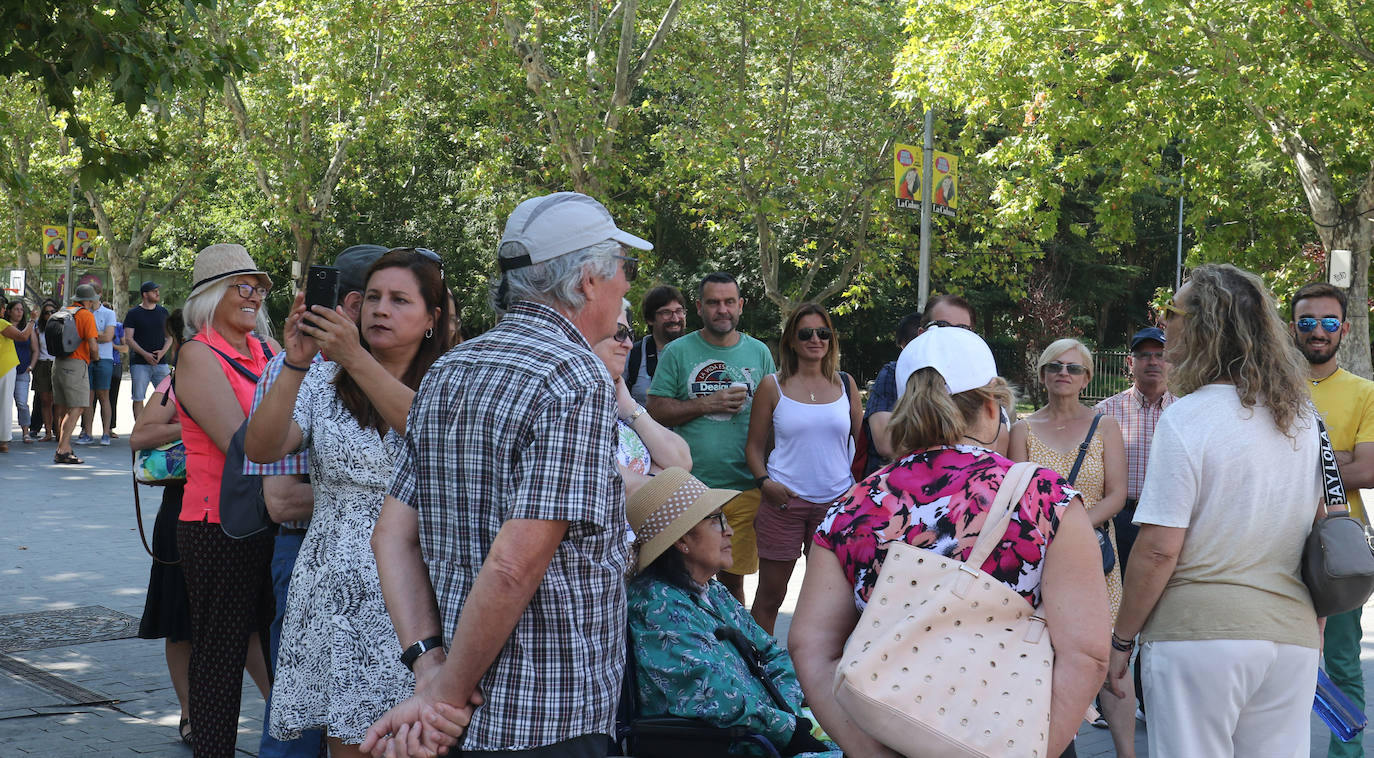 Fotos: Turistas por las calles de Valladolid