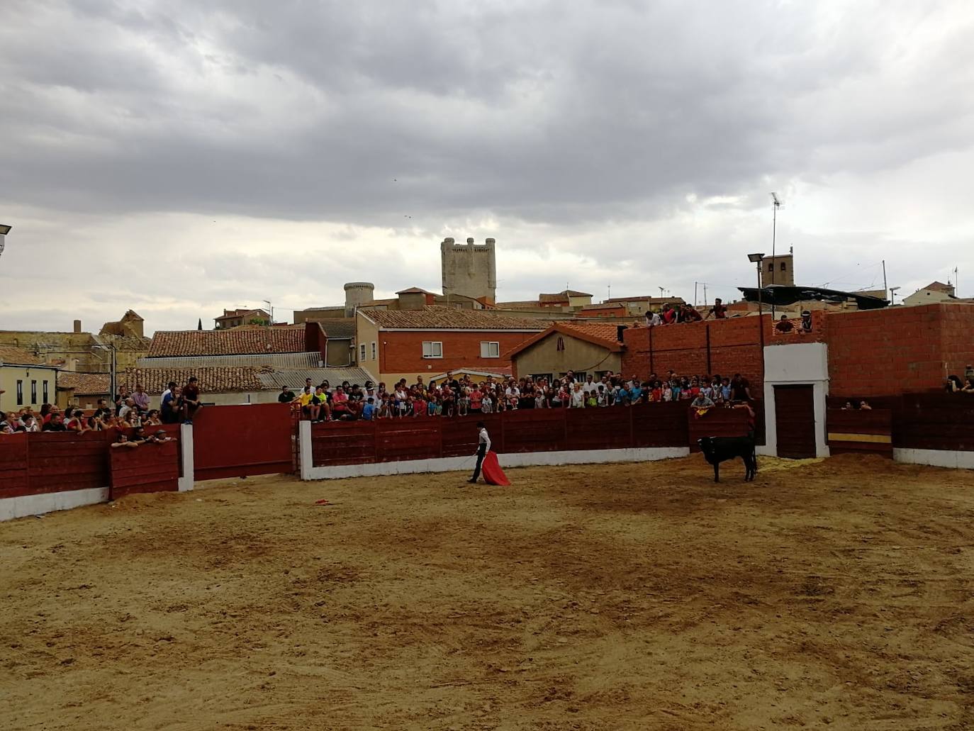 Los alumnos de la Escuela Taurina de Medina de Rioseco hicieron una demostración de su saber hacer en promoción de la tauromaquia