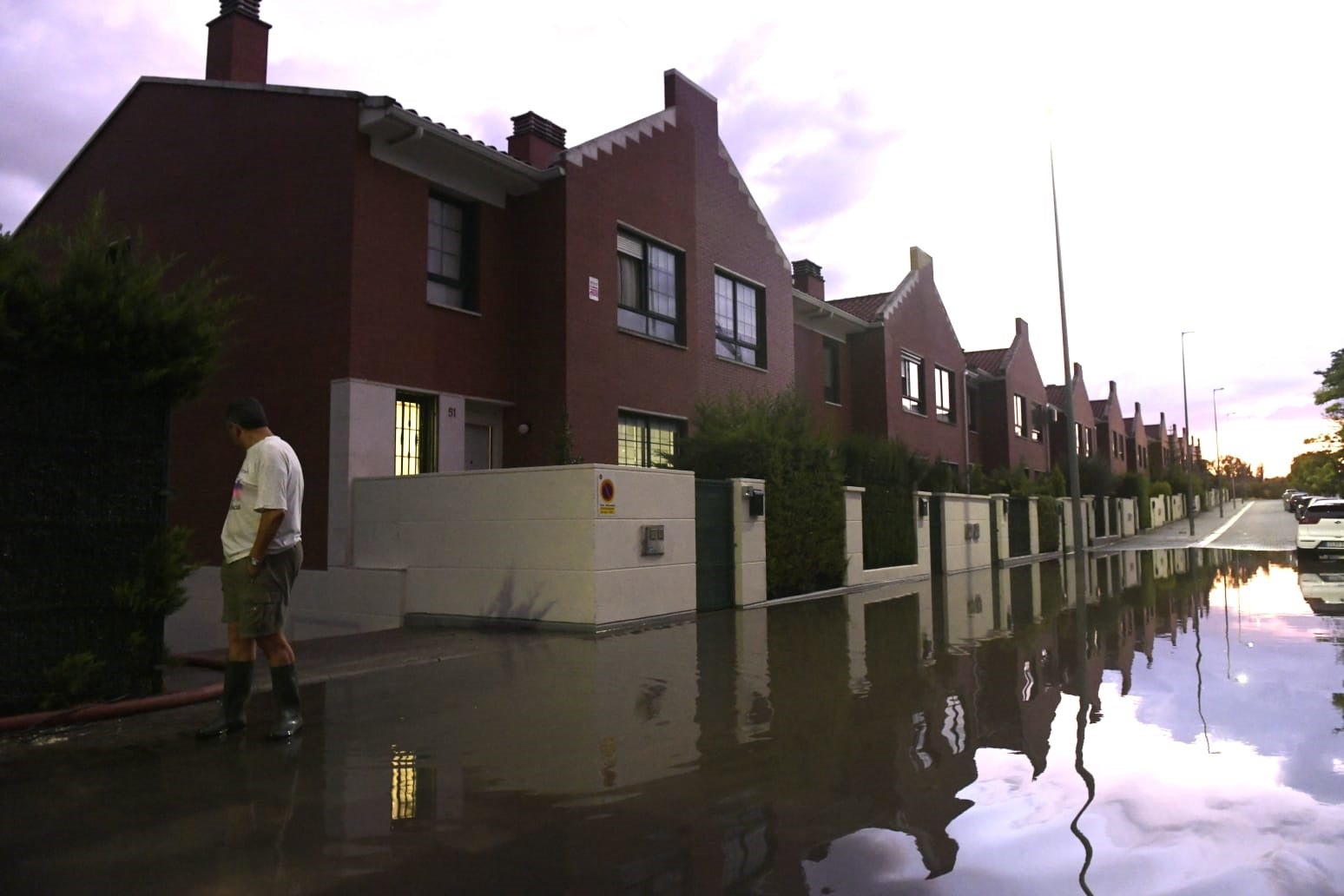 Inundaciones en garajes de Valladolid.