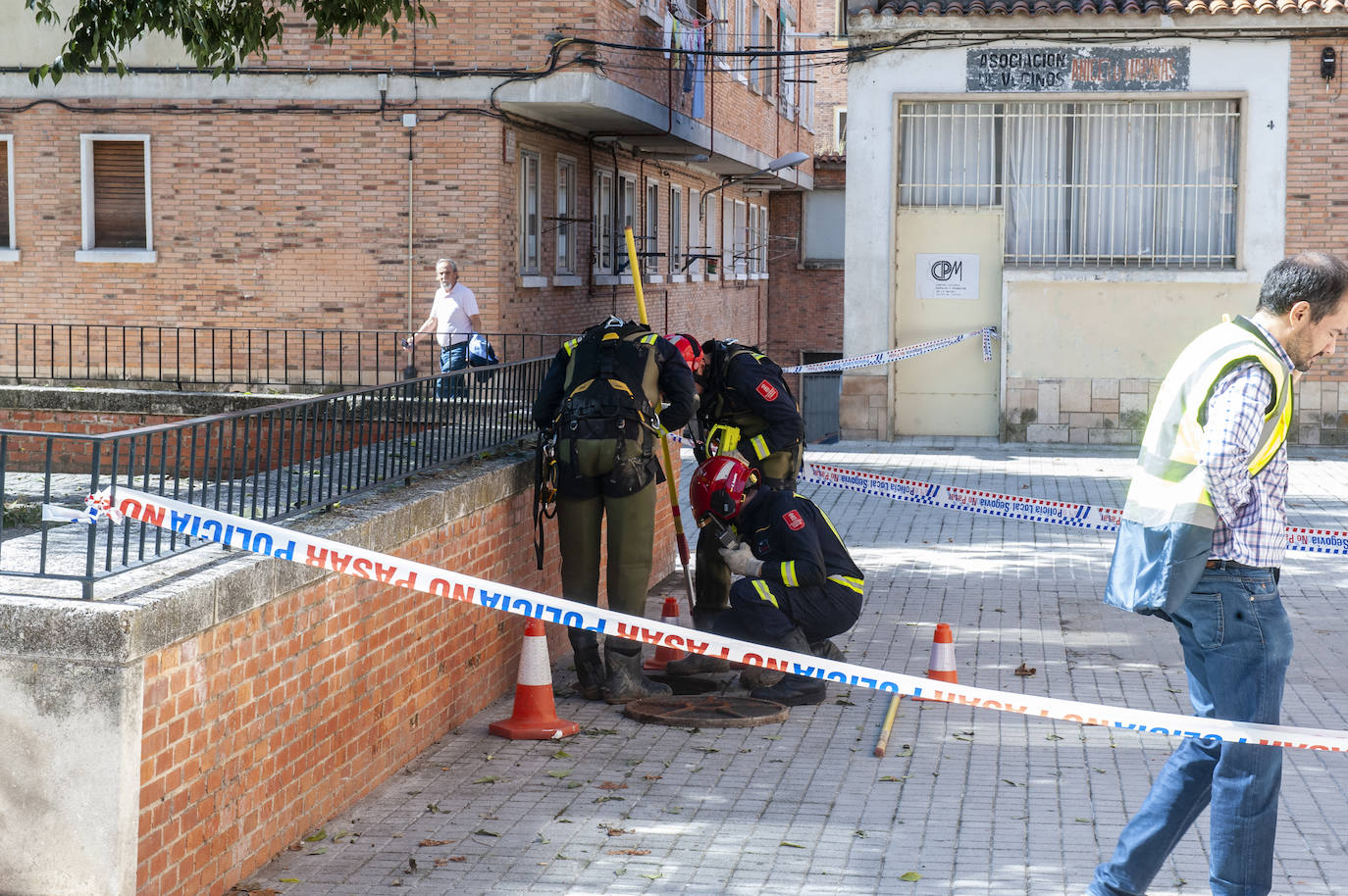 Fotos: Trabajos en el Socavón de San Millán