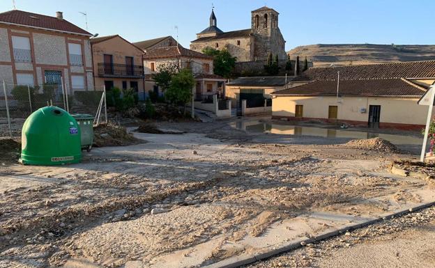 Galería. Imágenes de Castrillo tras las tormentas. 