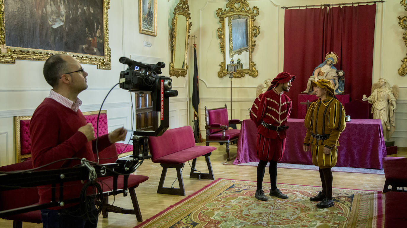 Fotos: La cofradía de Las Angustias recreará sus 450 años en un montaje multimedia en el Zorrilla
