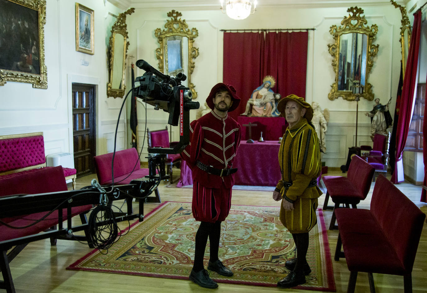 Fotos: La cofradía de Las Angustias recreará sus 450 años en un montaje multimedia en el Zorrilla