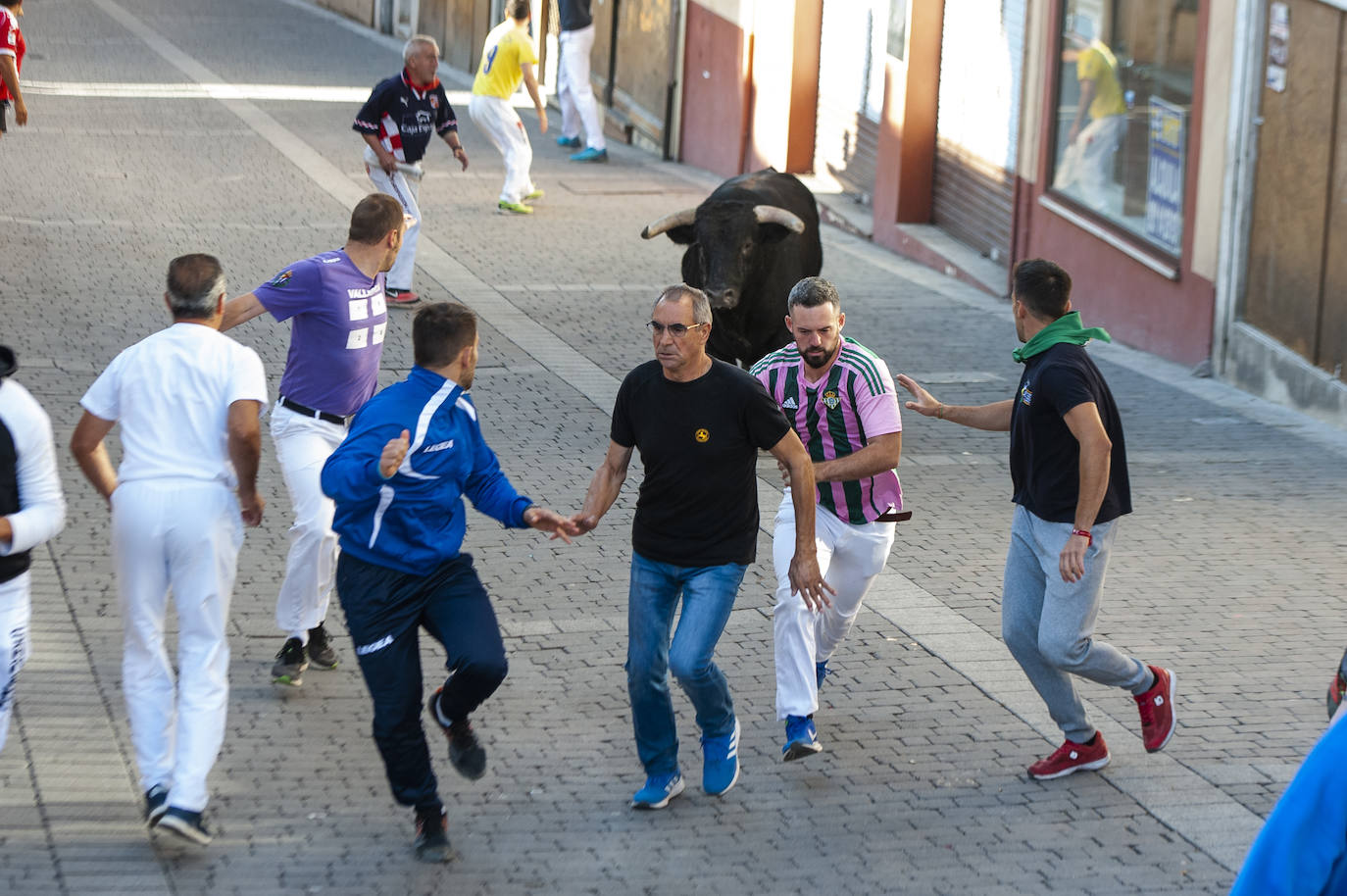 Fotos: Cuarto encierro de Cuéllar
