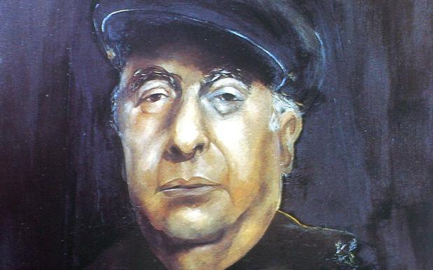 Retrato de Pablo Neruda.