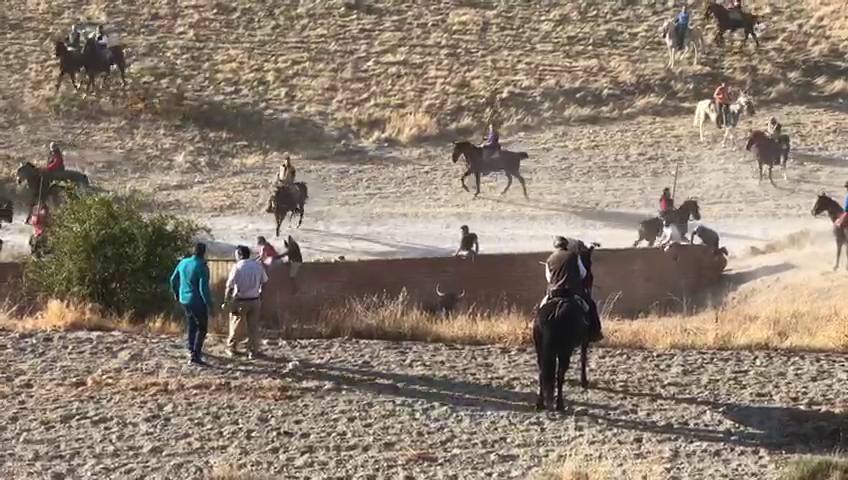 Fotos: Cogida mortal en los encierros de Cuéllar