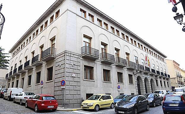 Palacio de Justicia de Segovia, sede de la Fiscalía provincial. 