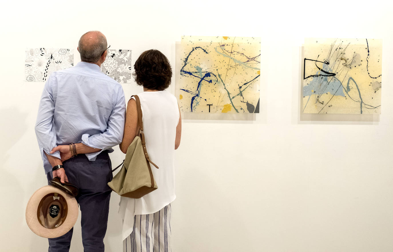 Fotos: Carlos de Paz expone sus últimas obras en la Sala 0 del Museo Patio Herreriano