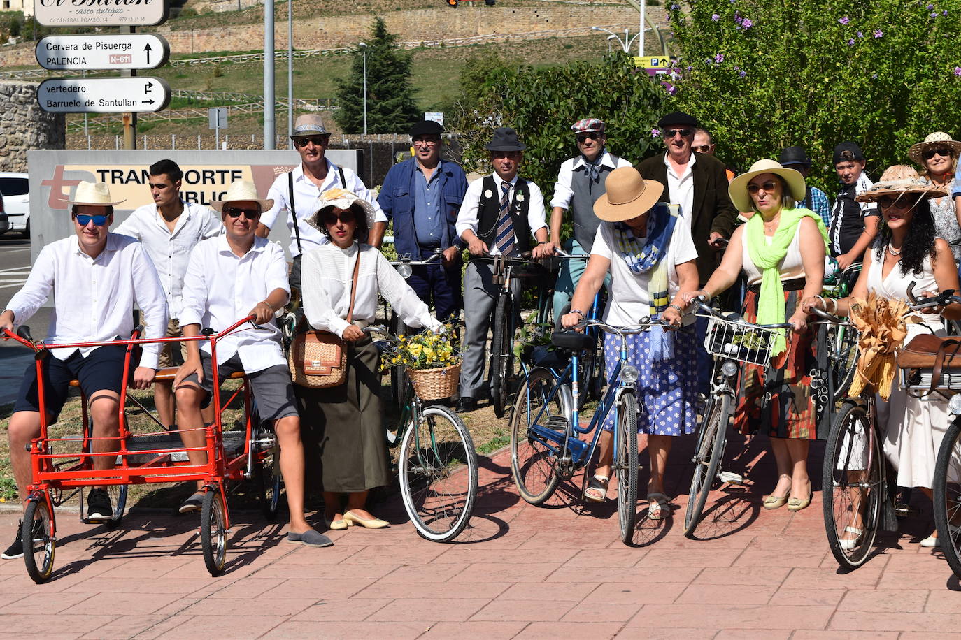 Fotos: Las bicicletas clásicas invaden Aguilar de Campoo