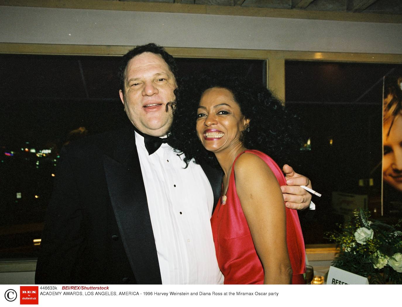 Con Diana Ross.