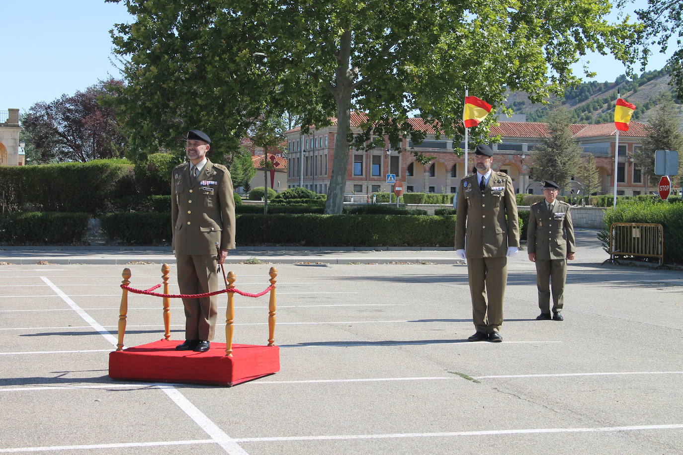 Fotos: El teniente coronel Carlos Palmero, nuevo jefe del Grupo de Caballería Acorazado &#039;Villaviciosa&#039;
