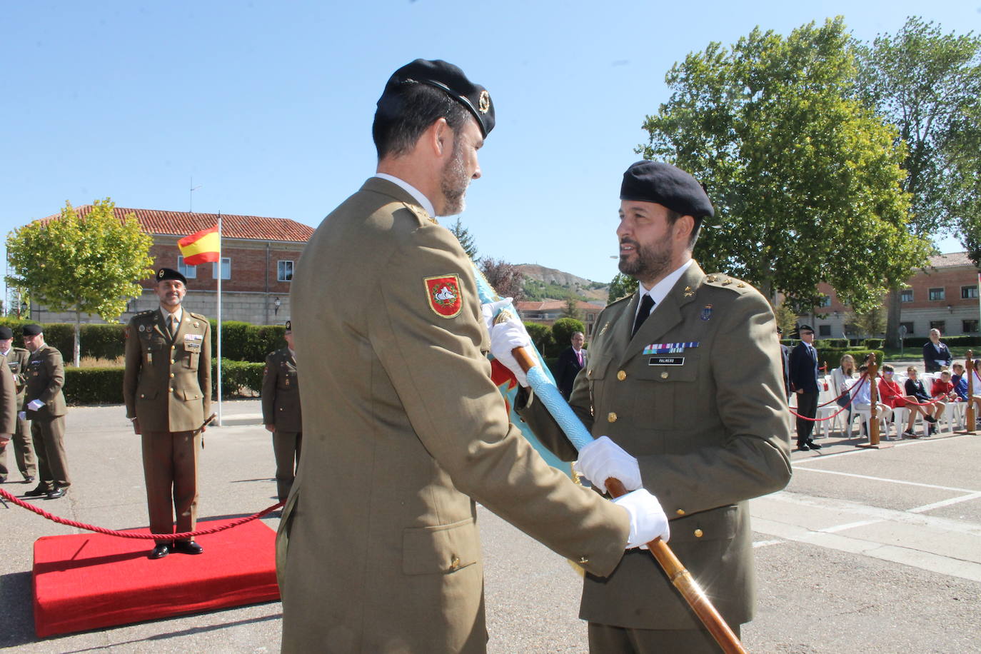 Fotos: El teniente coronel Carlos Palmero, nuevo jefe del Grupo de Caballería Acorazado &#039;Villaviciosa&#039;