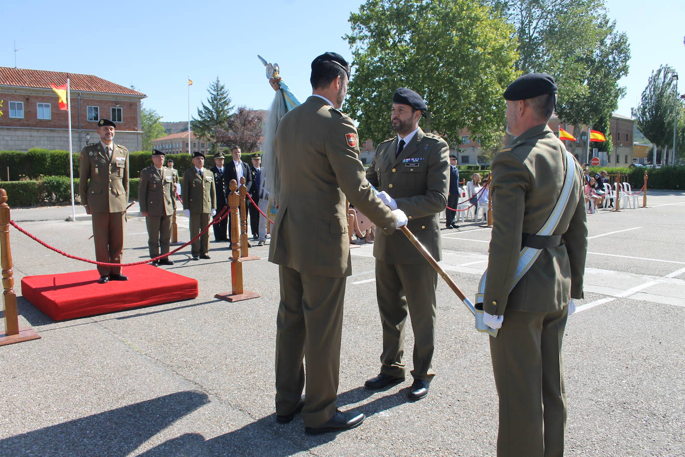 Fotos: El teniente coronel Carlos Palmero, nuevo jefe del Grupo de Caballería Acorazado &#039;Villaviciosa&#039;