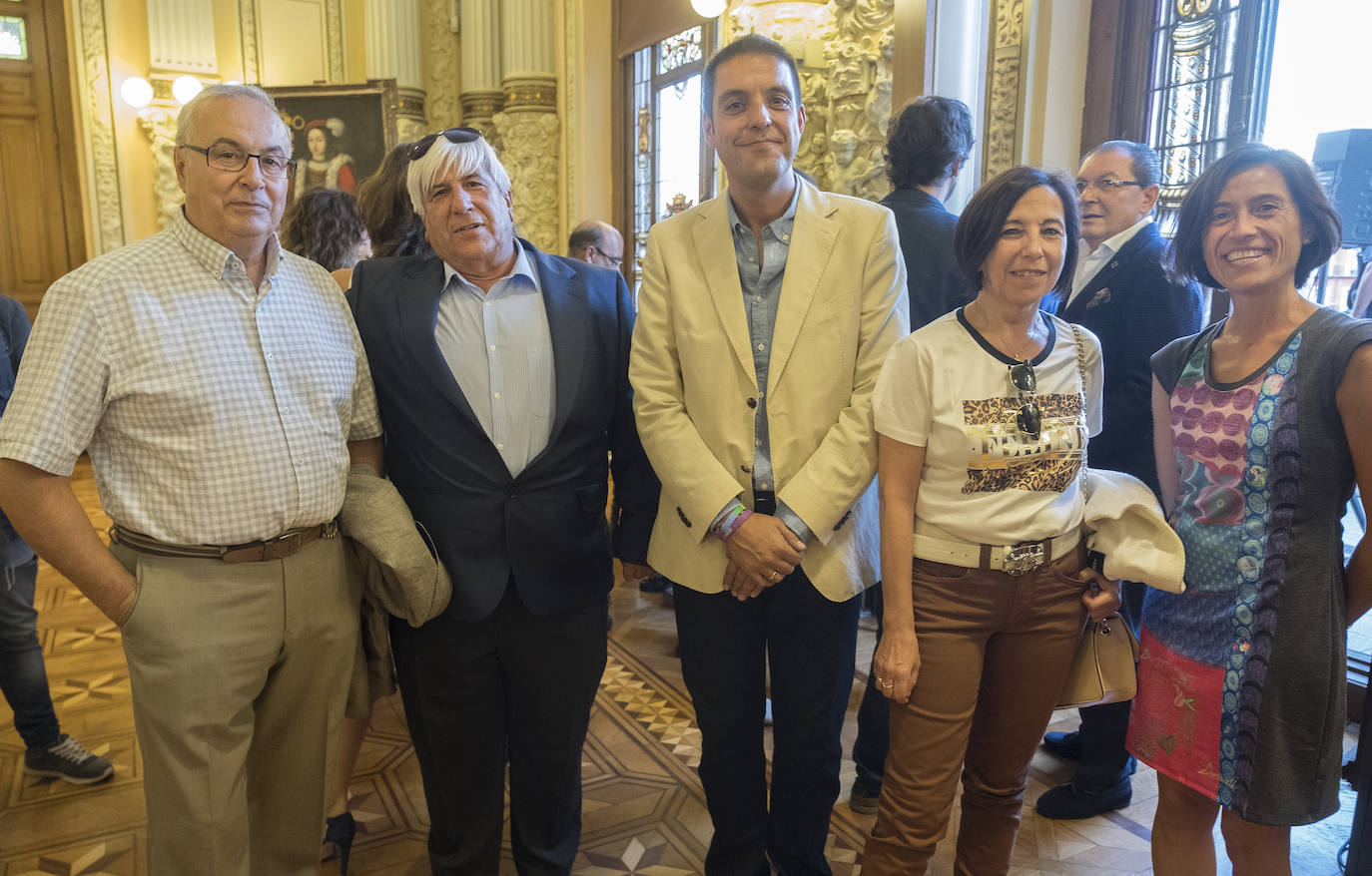 Mariano Carretero, José Luis García, Ignacio Asín, Juliana Berzosa y Mónica Martín.
