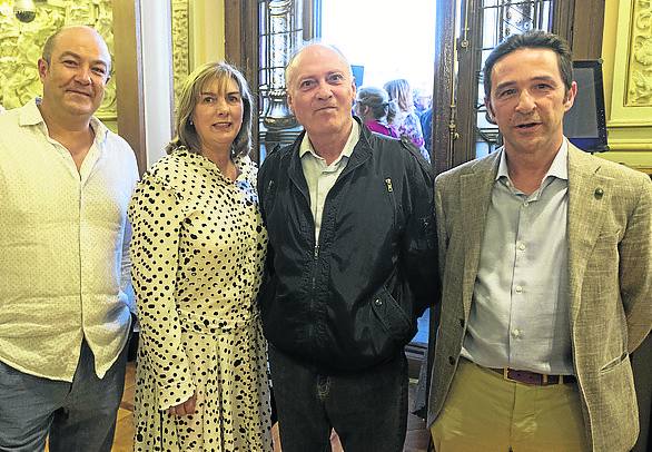 José Ramón Fernández, Rosa Prada, Faustino Temprano y Fernando Martín.