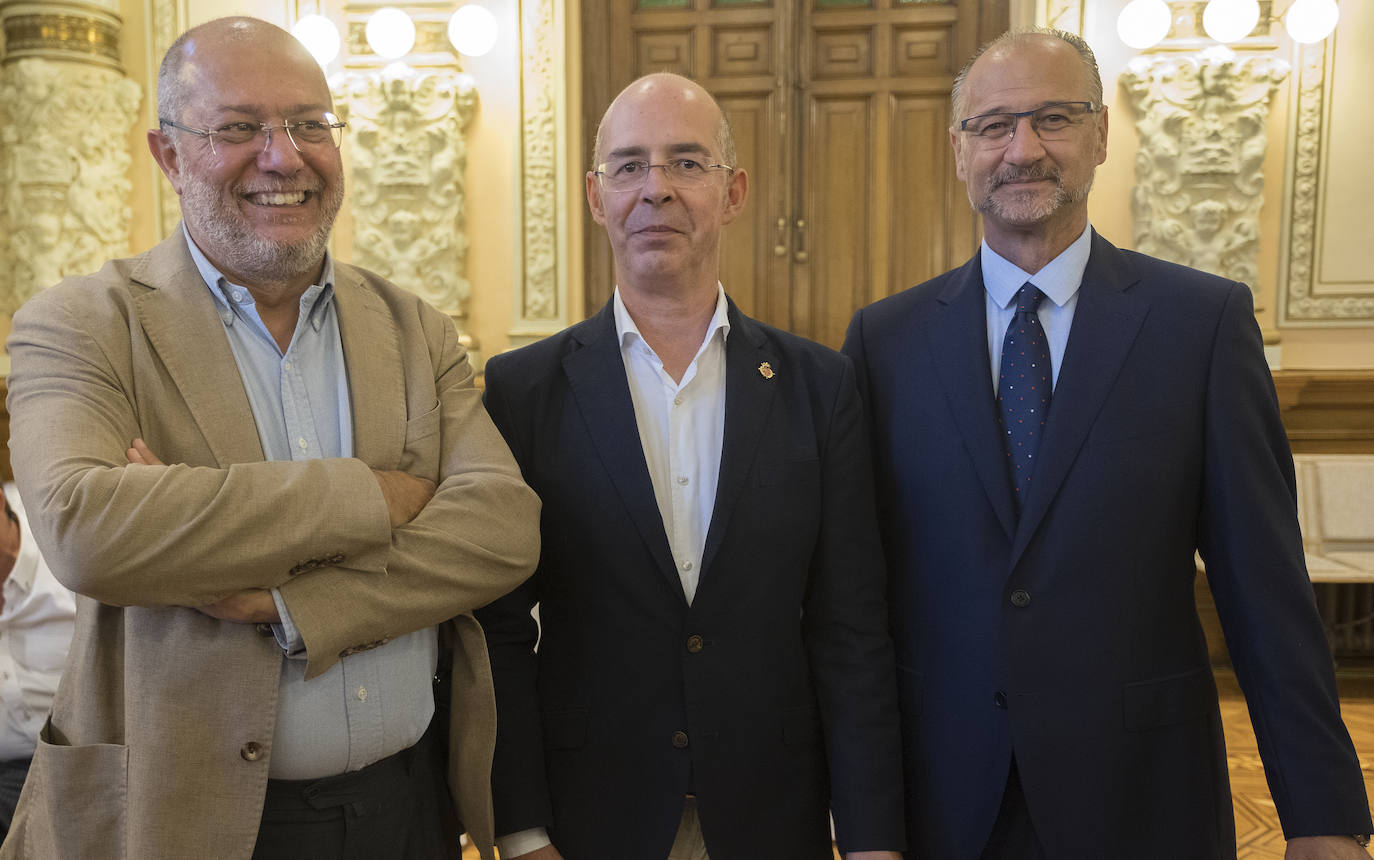Francisco Igea, Martín Fernández Antolín y Luis Fuentes.