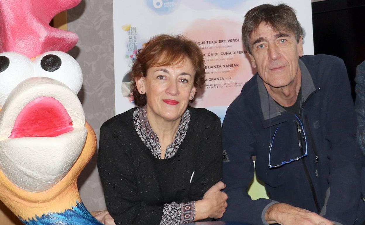 Ana Isabel Gallego y Ángel Sánchez, miembros de Teloncillo Teatro.
