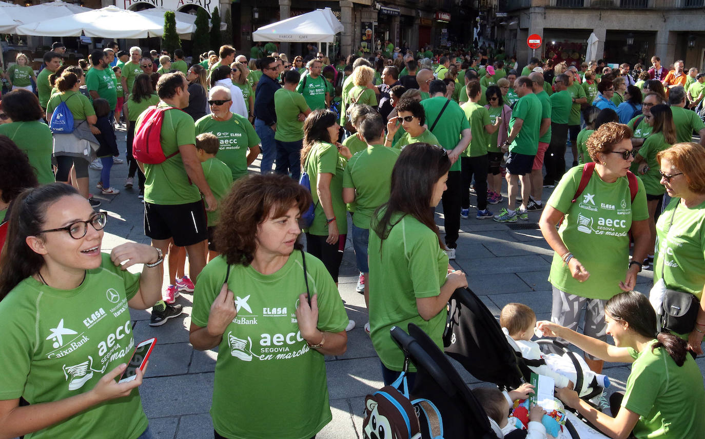 Fotos: VI Marcha contra el Cáncer en Segovia