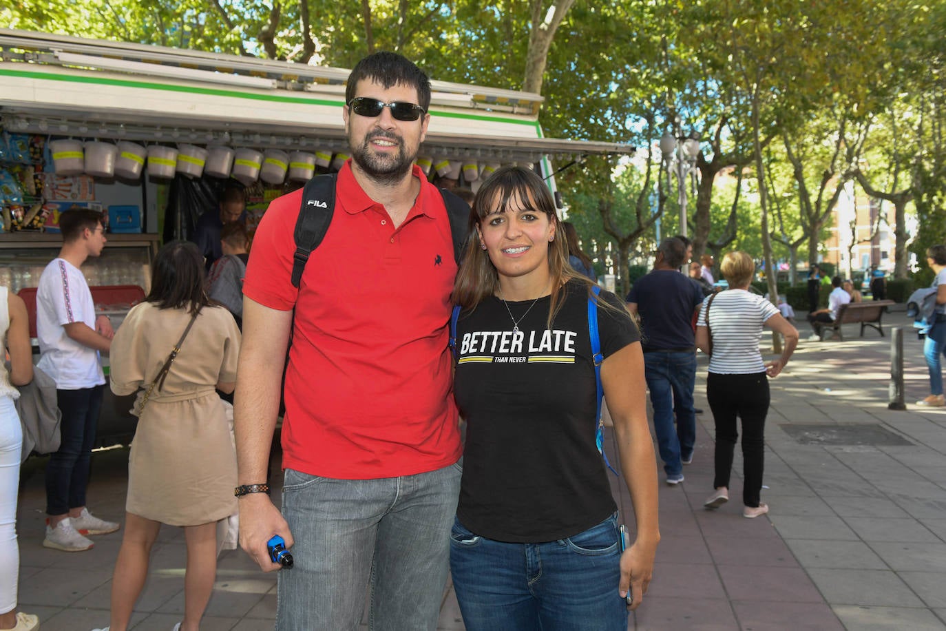Javier Bernal y Raquel Simón.