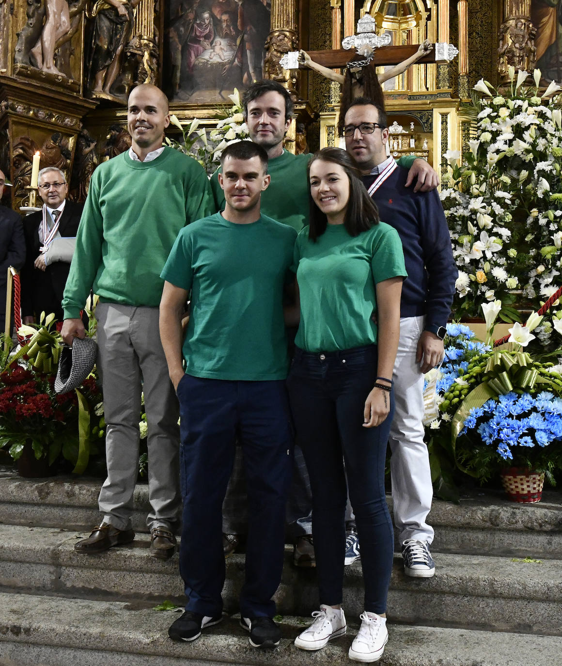 Fotos: Ofrenda de flores al Santísimo Cristo del Caloco en El Espinar