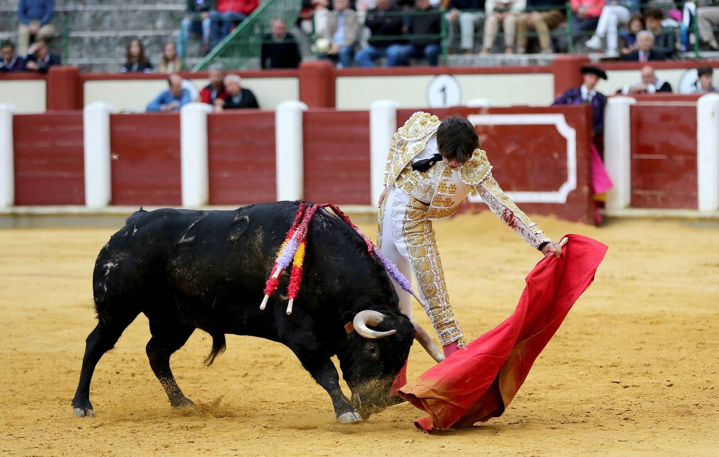 Con toros de la ganadería Torrealba para Marcos, Antonio Grande y Fernando Plaza