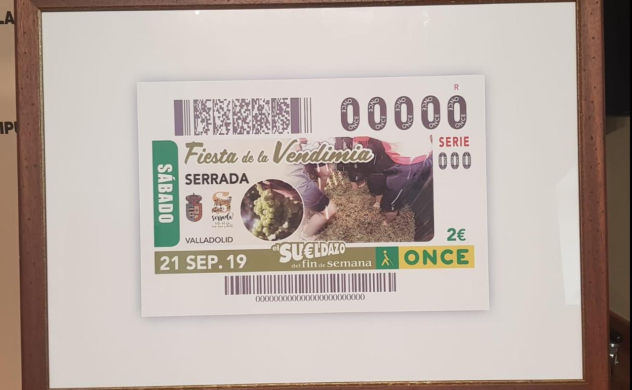 La ONCE dedica un cupón a Serrada