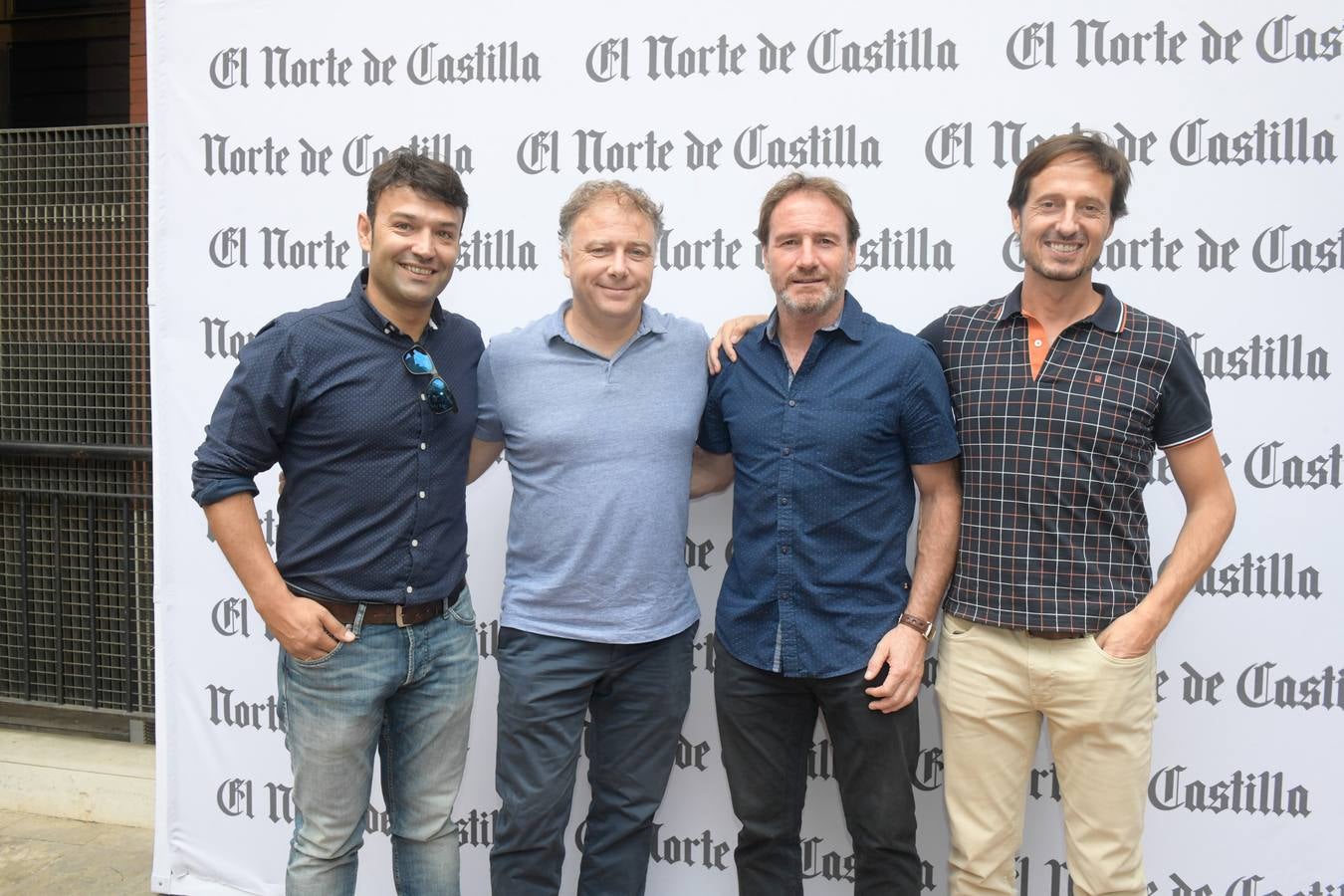 José Antonio González, Pedro Pablo Crespo, Juan Carlos Rodríguez y Óscar Vidal, de la Fundación Eusebio Sacristán.