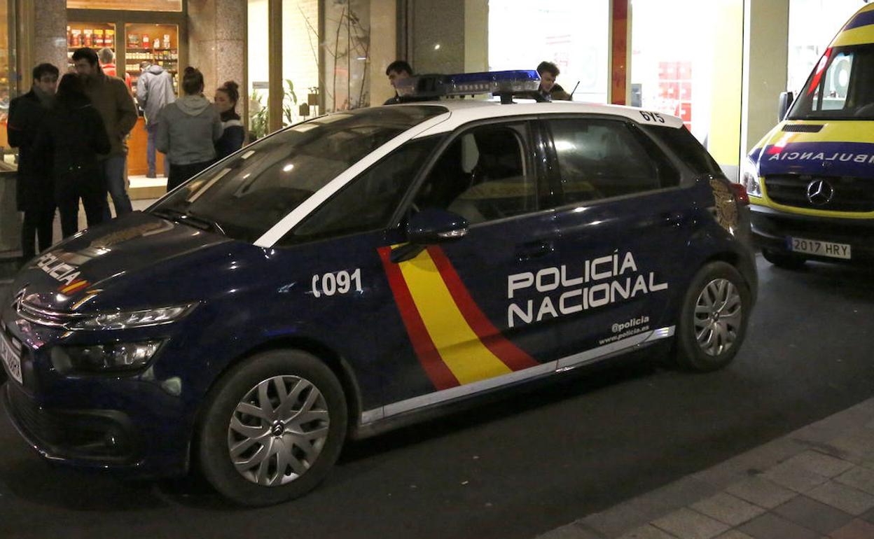 Coche de la Policía Nacional.