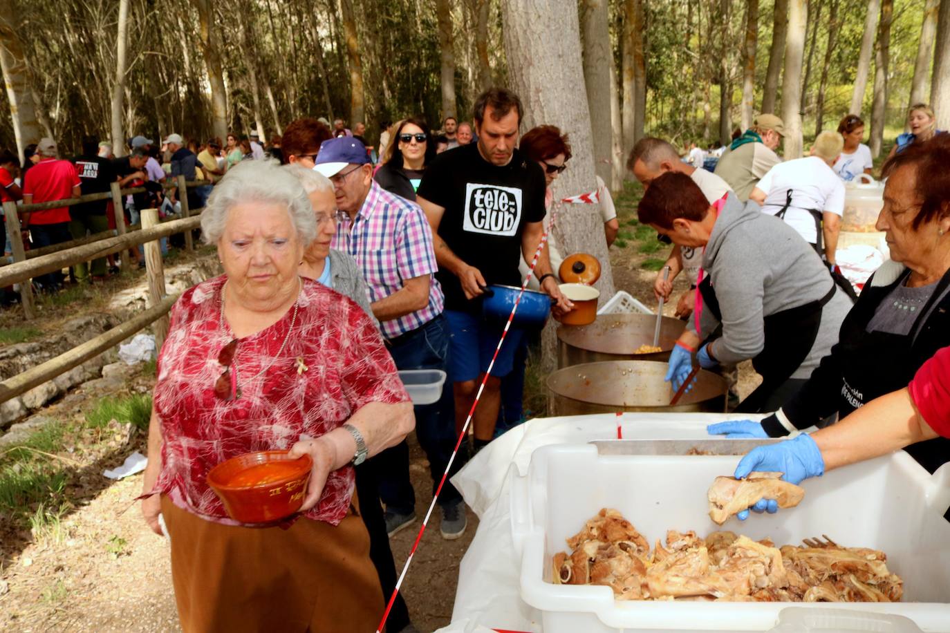 Degustación de cocido en recuerdo a los montaneros.