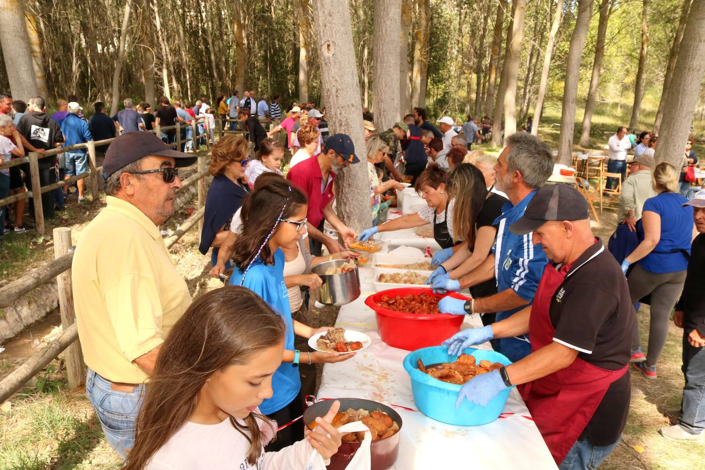 Degustación de cocido en recuerdo a los montaneros.