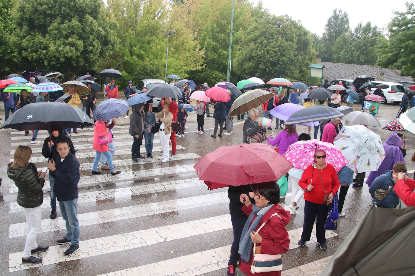 Fotos: La lluvia suspende la Romería de la Virgen del Henar