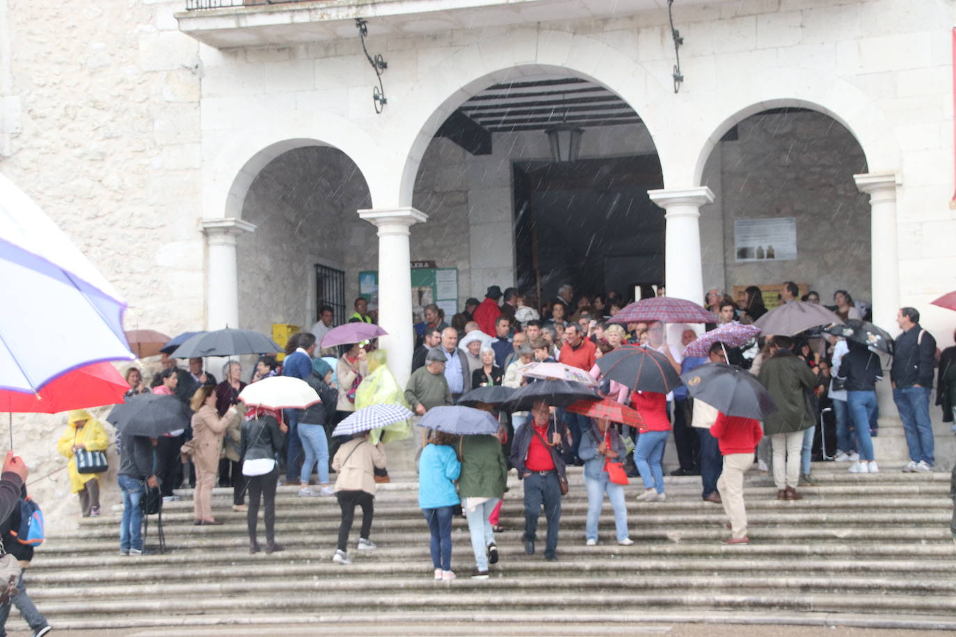 Fotos: La lluvia suspende la Romería de la Virgen del Henar