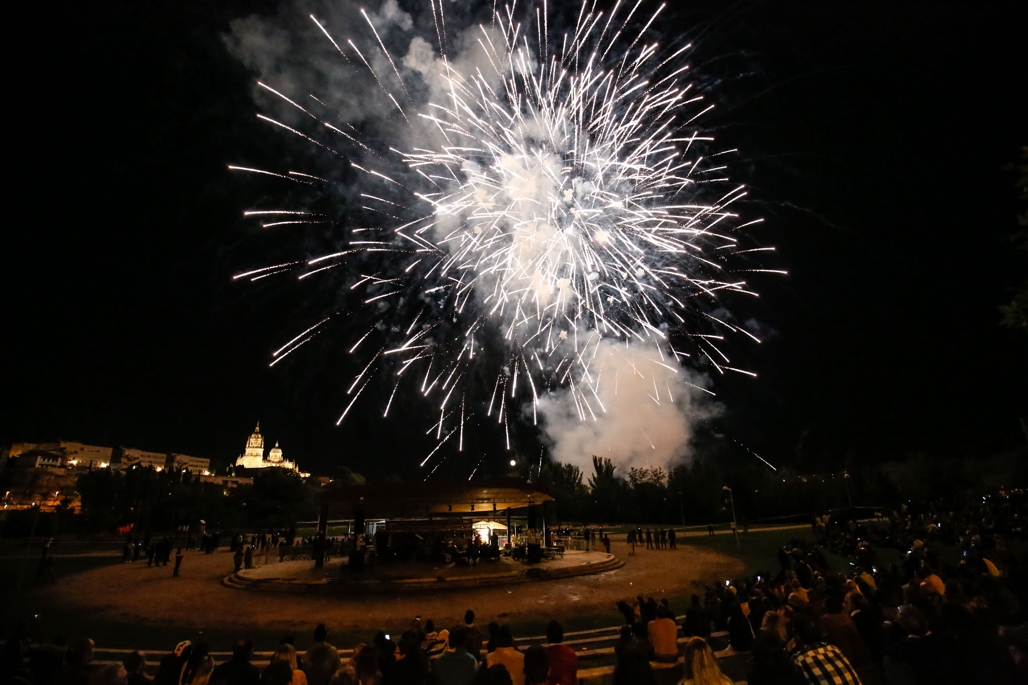Fotos: Los fuegos artificiales despiden las fiestas de Salamanca